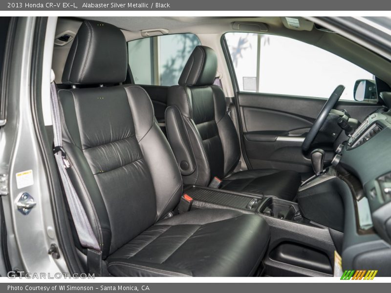 Alabaster Silver Metallic / Black 2013 Honda CR-V EX-L