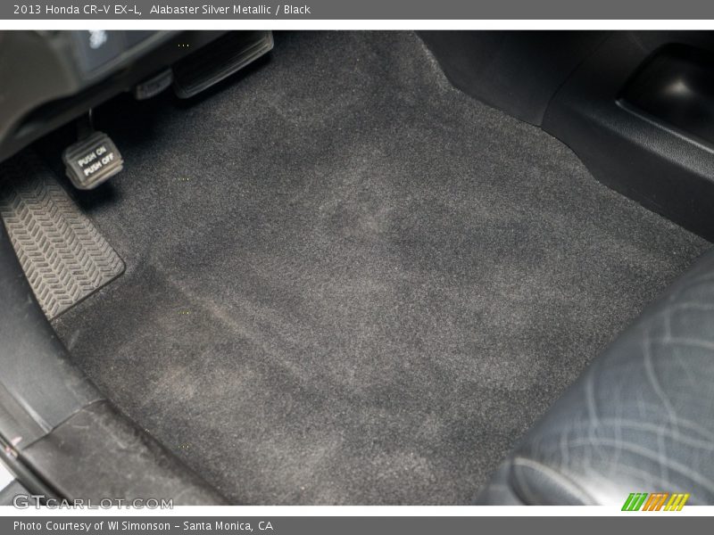 Alabaster Silver Metallic / Black 2013 Honda CR-V EX-L