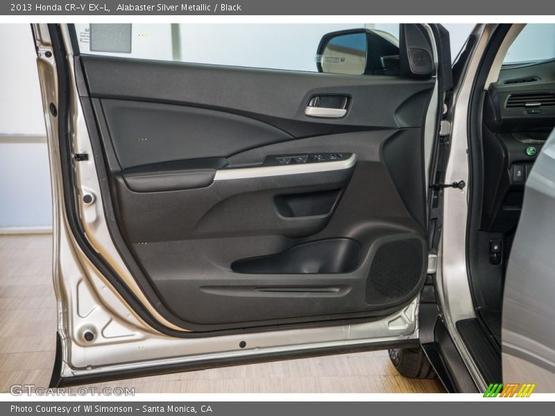Alabaster Silver Metallic / Black 2013 Honda CR-V EX-L