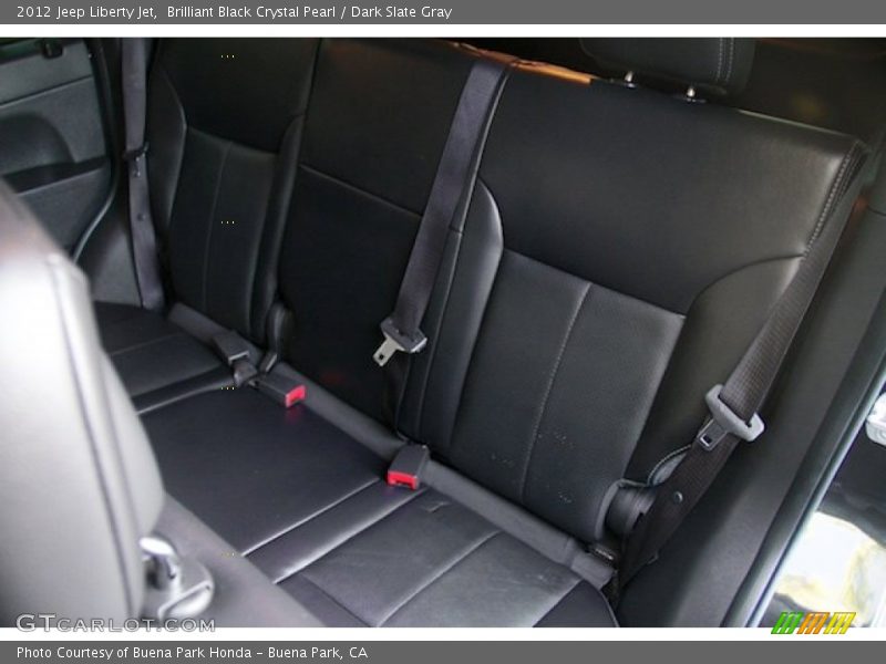 Brilliant Black Crystal Pearl / Dark Slate Gray 2012 Jeep Liberty Jet