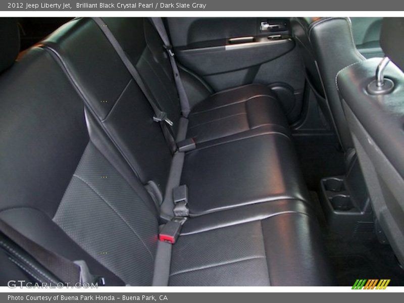 Brilliant Black Crystal Pearl / Dark Slate Gray 2012 Jeep Liberty Jet