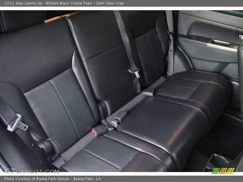 Brilliant Black Crystal Pearl / Dark Slate Gray 2012 Jeep Liberty Jet
