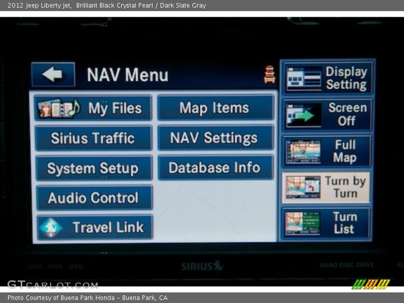 Brilliant Black Crystal Pearl / Dark Slate Gray 2012 Jeep Liberty Jet