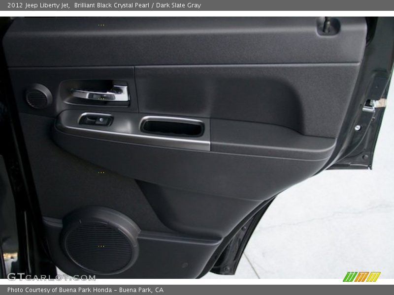 Brilliant Black Crystal Pearl / Dark Slate Gray 2012 Jeep Liberty Jet