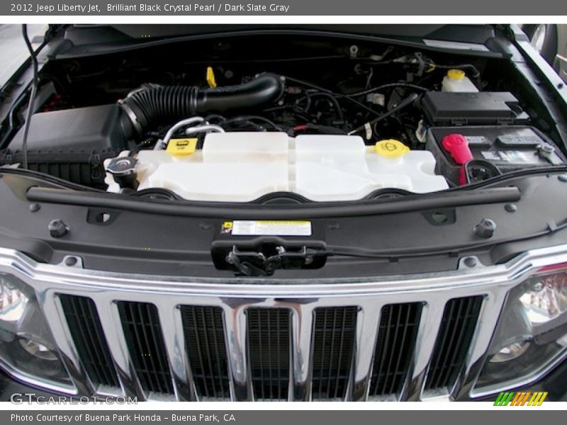 Brilliant Black Crystal Pearl / Dark Slate Gray 2012 Jeep Liberty Jet