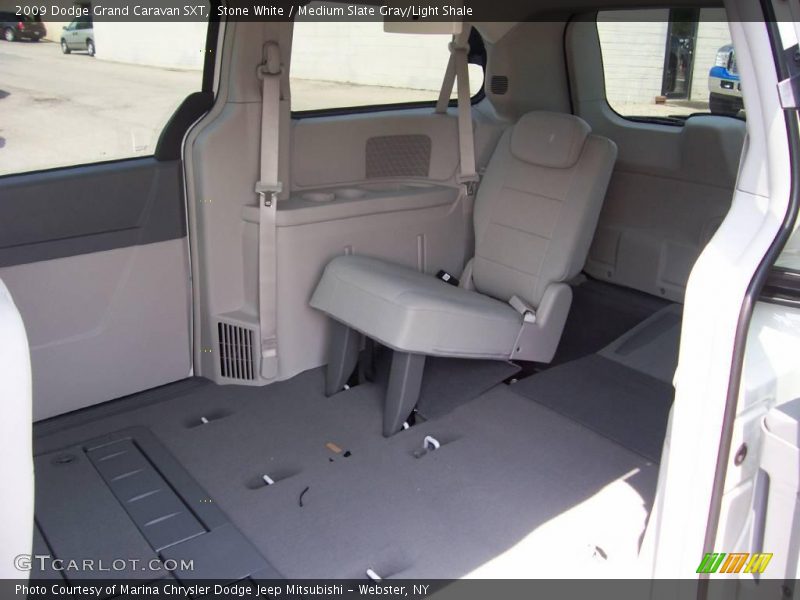 Stone White / Medium Slate Gray/Light Shale 2009 Dodge Grand Caravan SXT