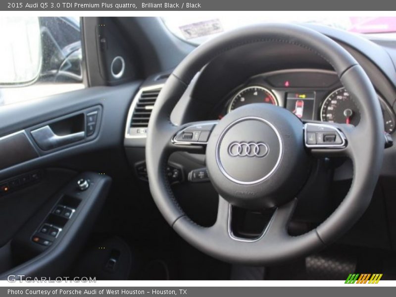 Brilliant Black / Black 2015 Audi Q5 3.0 TDI Premium Plus quattro