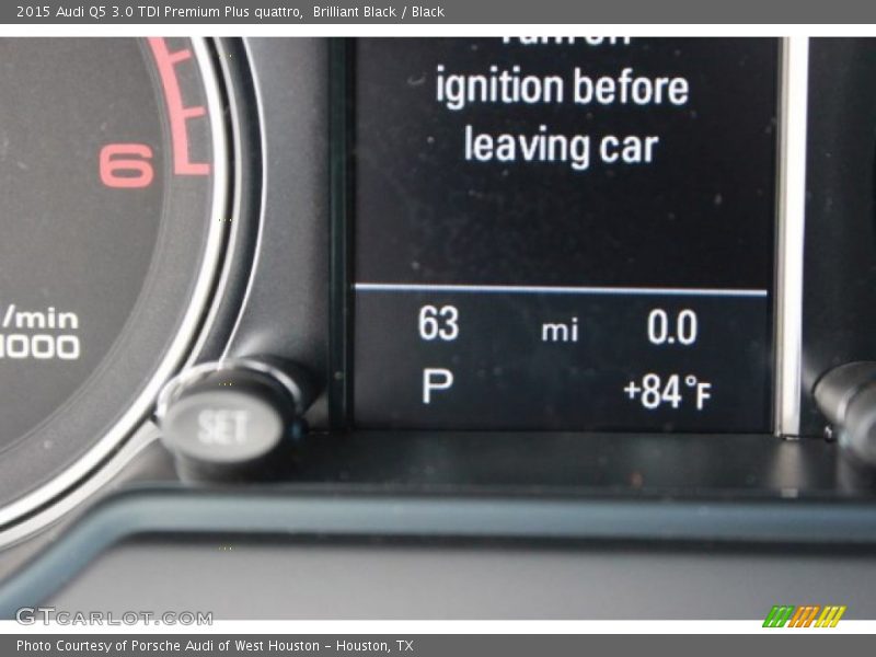 Brilliant Black / Black 2015 Audi Q5 3.0 TDI Premium Plus quattro