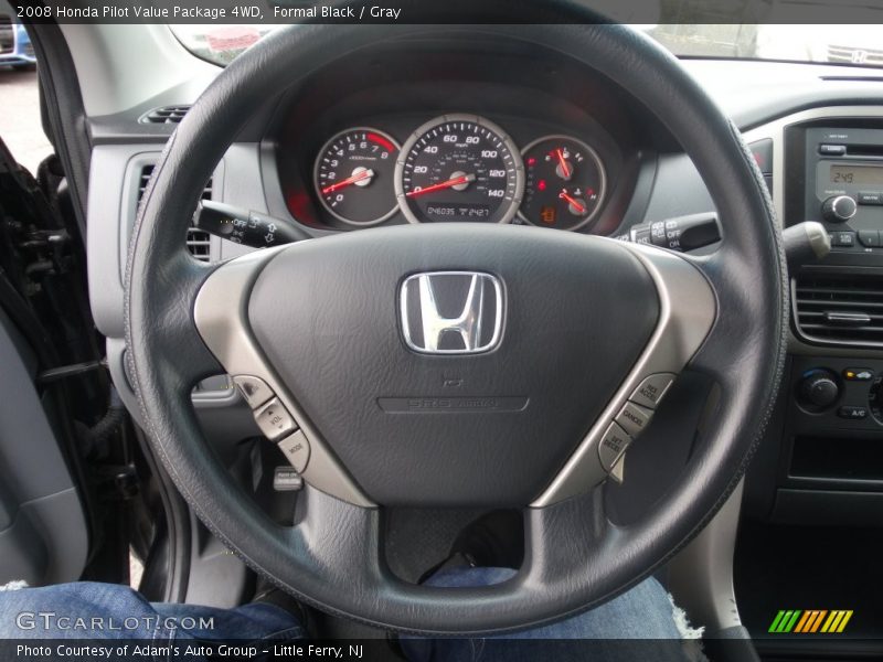 Formal Black / Gray 2008 Honda Pilot Value Package 4WD