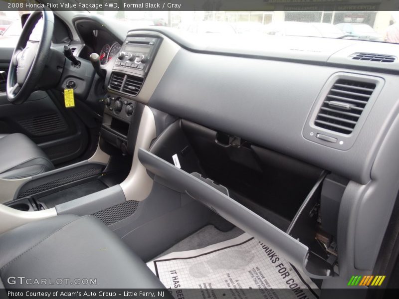 Formal Black / Gray 2008 Honda Pilot Value Package 4WD