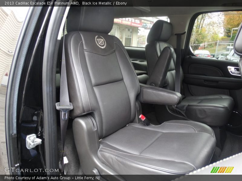 Black Ice Metallic / Ebony 2013 Cadillac Escalade ESV Platinum AWD