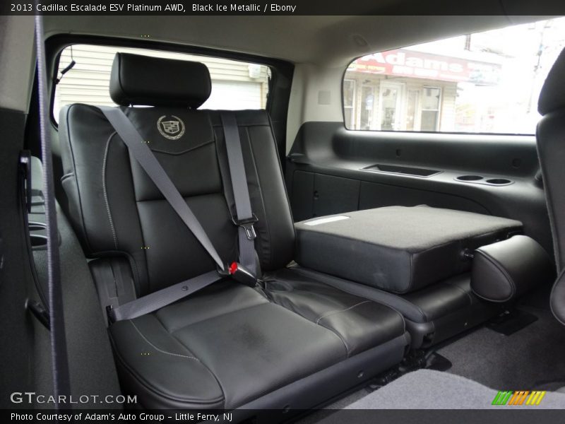 Black Ice Metallic / Ebony 2013 Cadillac Escalade ESV Platinum AWD