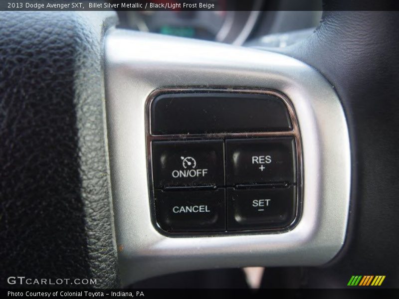 Billet Silver Metallic / Black/Light Frost Beige 2013 Dodge Avenger SXT