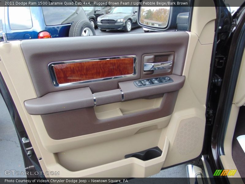Rugged Brown Pearl / Light Pebble Beige/Bark Brown 2011 Dodge Ram 1500 Laramie Quad Cab 4x4