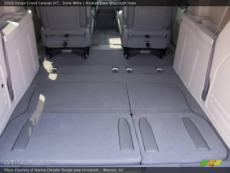 Stone White / Medium Slate Gray/Light Shale 2009 Dodge Grand Caravan SXT
