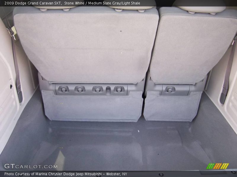 Stone White / Medium Slate Gray/Light Shale 2009 Dodge Grand Caravan SXT