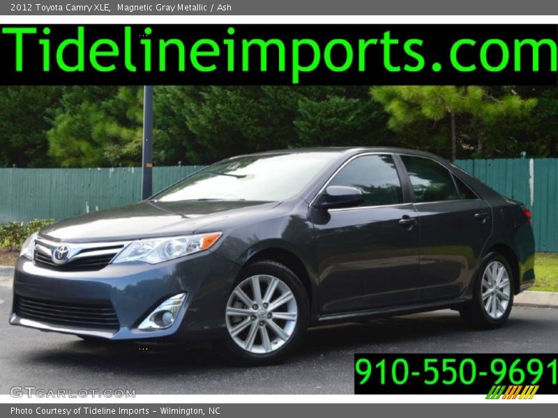 Magnetic Gray Metallic / Ash 2012 Toyota Camry XLE