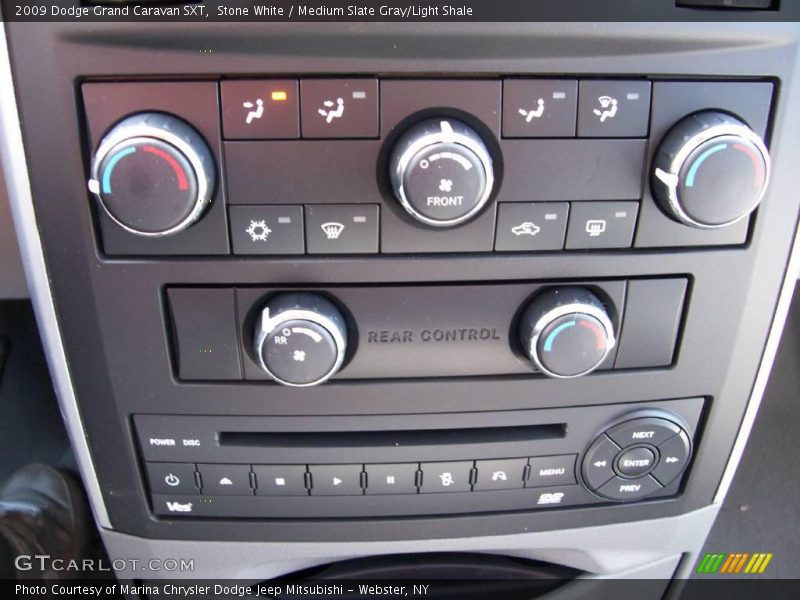 Stone White / Medium Slate Gray/Light Shale 2009 Dodge Grand Caravan SXT