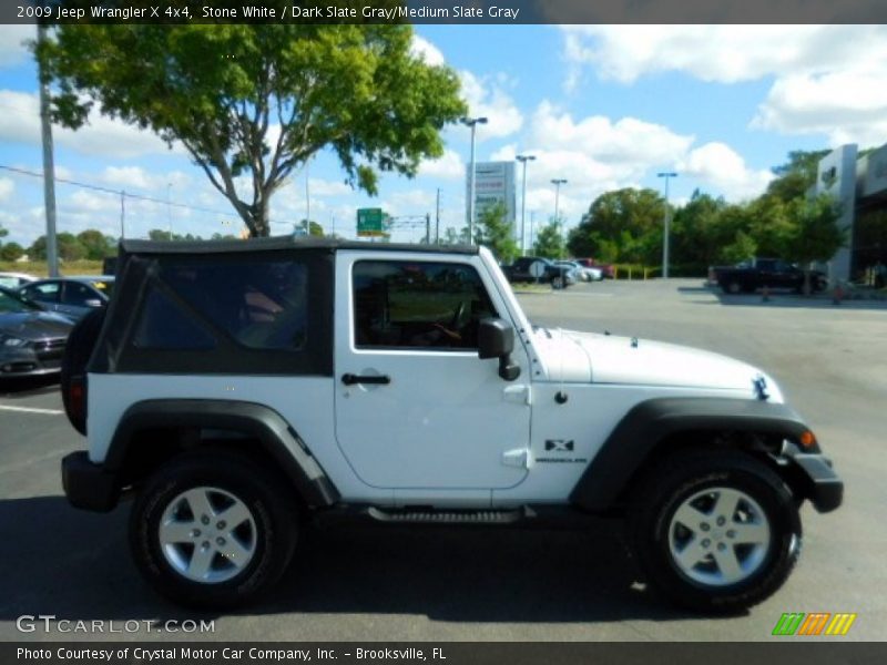 Stone White / Dark Slate Gray/Medium Slate Gray 2009 Jeep Wrangler X 4x4