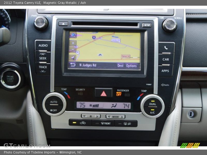 Magnetic Gray Metallic / Ash 2012 Toyota Camry XLE