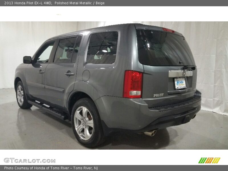 Polished Metal Metallic / Beige 2013 Honda Pilot EX-L 4WD