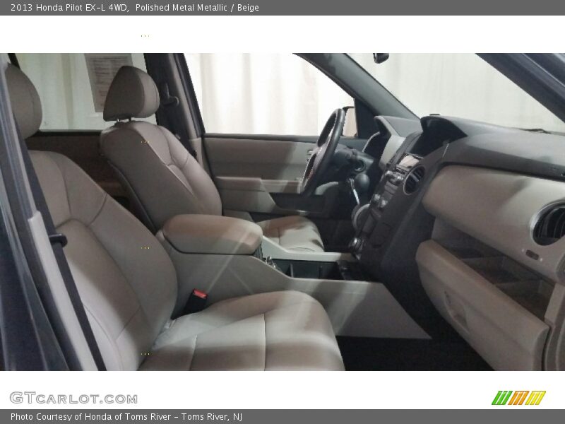 Polished Metal Metallic / Beige 2013 Honda Pilot EX-L 4WD