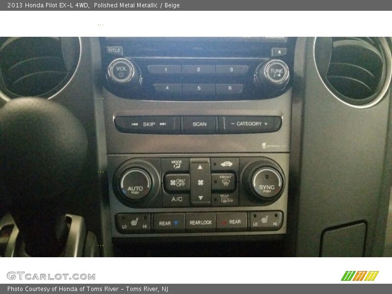 Polished Metal Metallic / Beige 2013 Honda Pilot EX-L 4WD