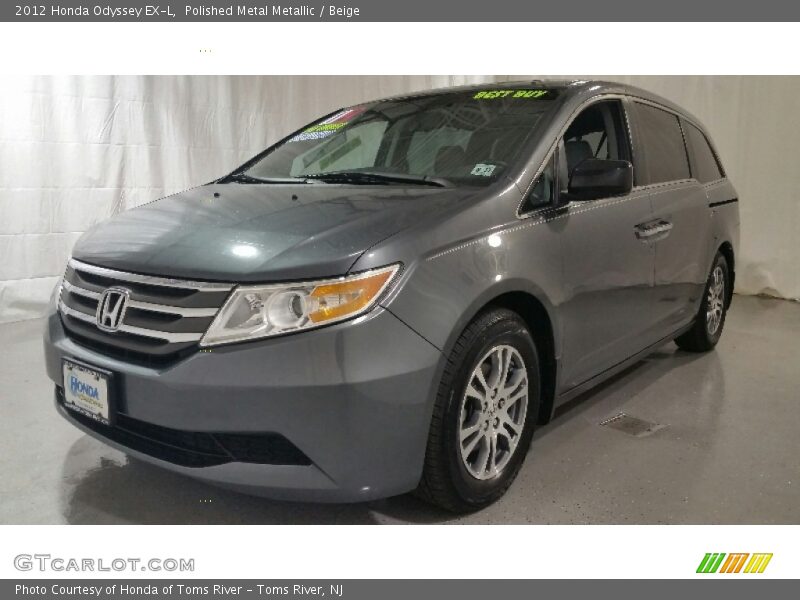 Polished Metal Metallic / Beige 2012 Honda Odyssey EX-L