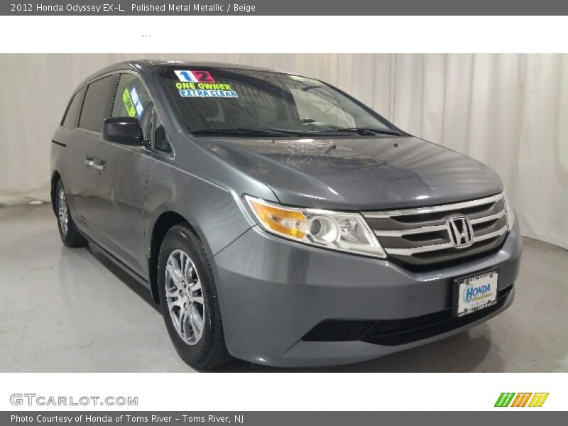 Polished Metal Metallic / Beige 2012 Honda Odyssey EX-L