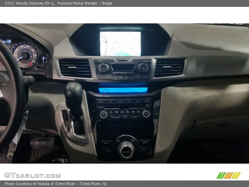 Polished Metal Metallic / Beige 2012 Honda Odyssey EX-L