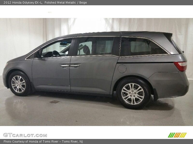 Polished Metal Metallic / Beige 2012 Honda Odyssey EX-L