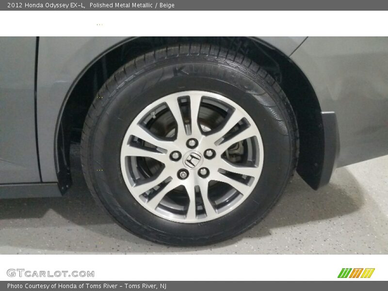 Polished Metal Metallic / Beige 2012 Honda Odyssey EX-L