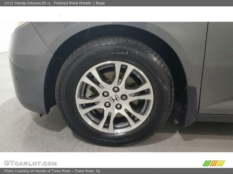 Polished Metal Metallic / Beige 2012 Honda Odyssey EX-L