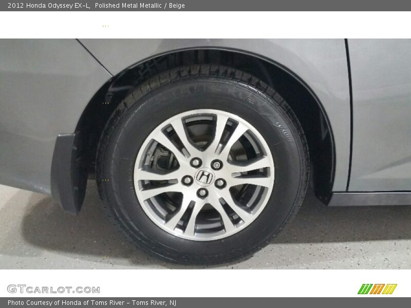 Polished Metal Metallic / Beige 2012 Honda Odyssey EX-L