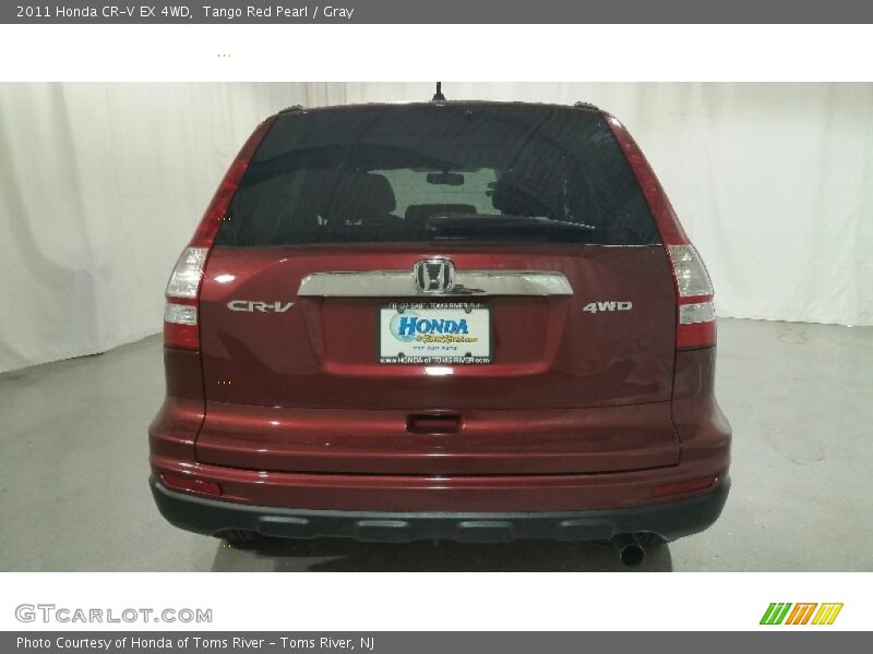 Tango Red Pearl / Gray 2011 Honda CR-V EX 4WD
