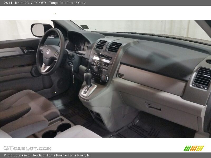 Tango Red Pearl / Gray 2011 Honda CR-V EX 4WD