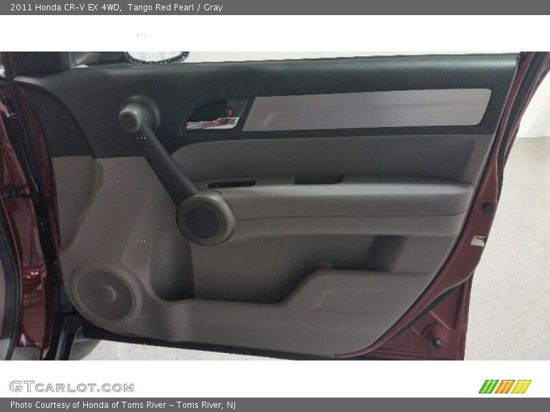 Tango Red Pearl / Gray 2011 Honda CR-V EX 4WD