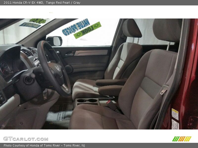 Tango Red Pearl / Gray 2011 Honda CR-V EX 4WD