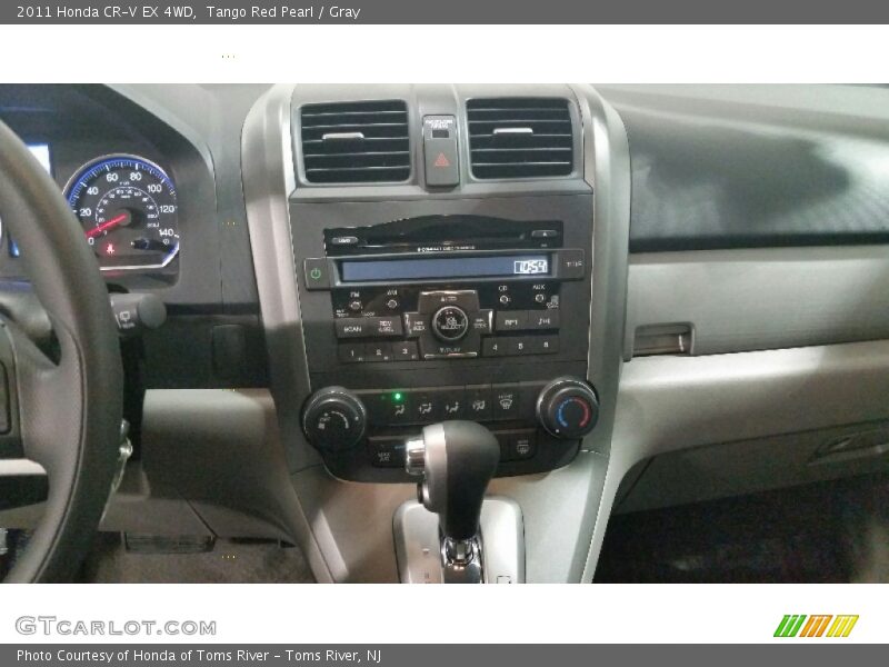 Tango Red Pearl / Gray 2011 Honda CR-V EX 4WD