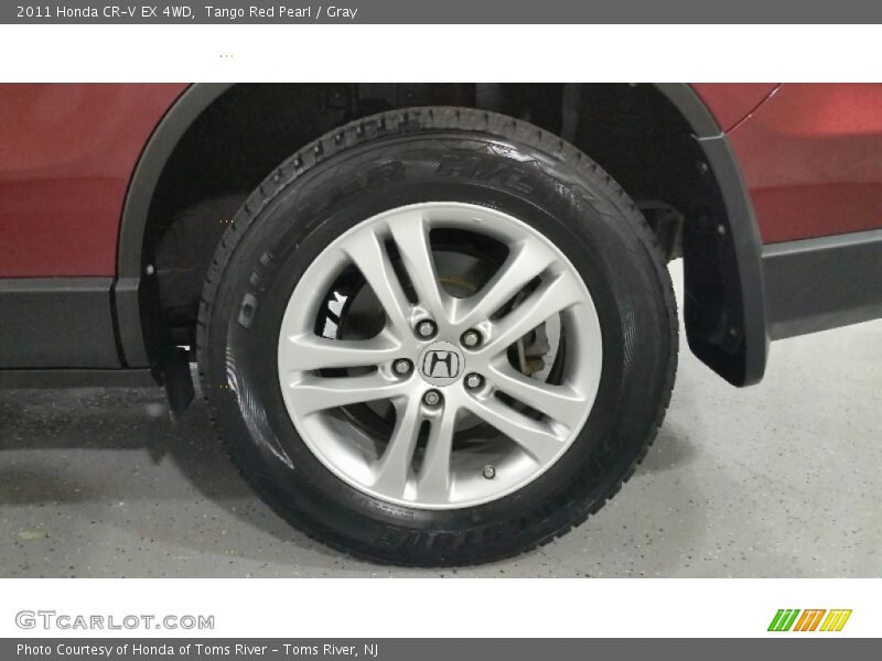 Tango Red Pearl / Gray 2011 Honda CR-V EX 4WD