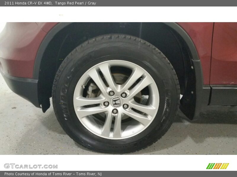 Tango Red Pearl / Gray 2011 Honda CR-V EX 4WD