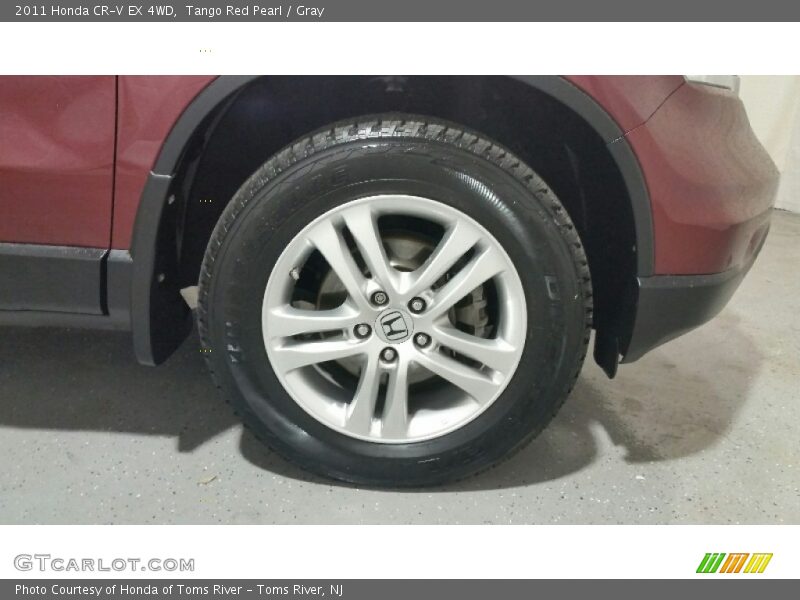 Tango Red Pearl / Gray 2011 Honda CR-V EX 4WD