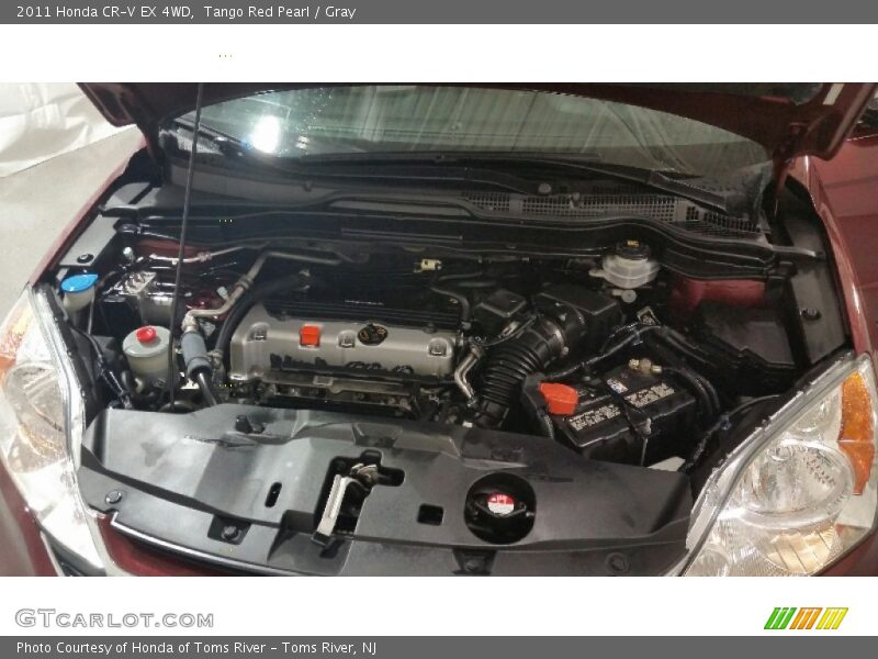 Tango Red Pearl / Gray 2011 Honda CR-V EX 4WD