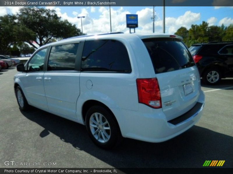 Bright White / Black/Sandstorm 2014 Dodge Grand Caravan SXT
