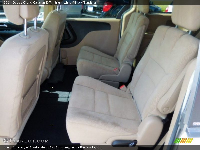 Bright White / Black/Sandstorm 2014 Dodge Grand Caravan SXT