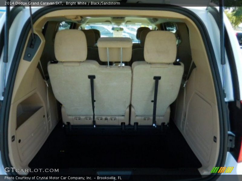 Bright White / Black/Sandstorm 2014 Dodge Grand Caravan SXT