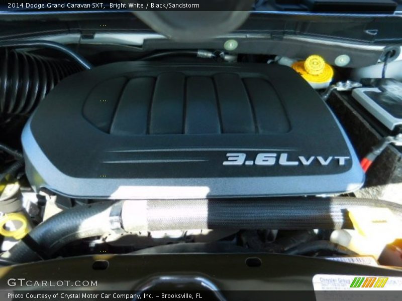 Bright White / Black/Sandstorm 2014 Dodge Grand Caravan SXT