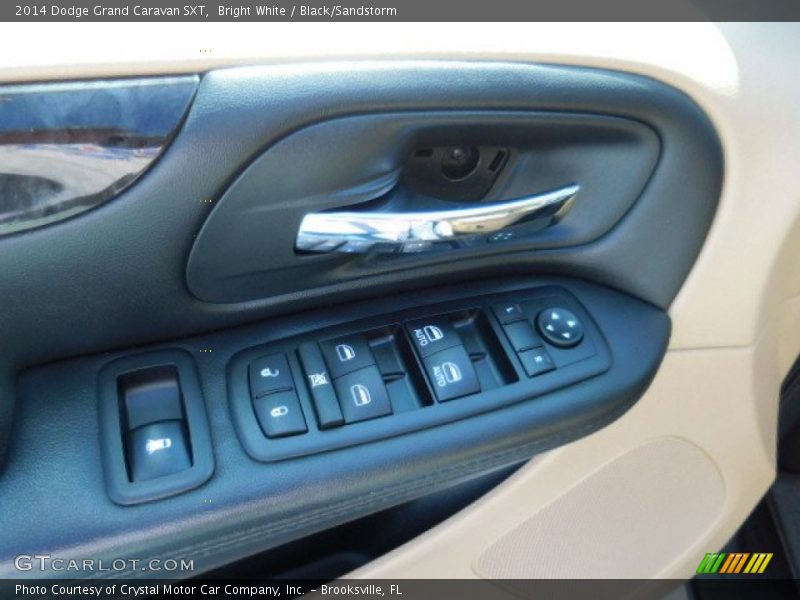 Bright White / Black/Sandstorm 2014 Dodge Grand Caravan SXT