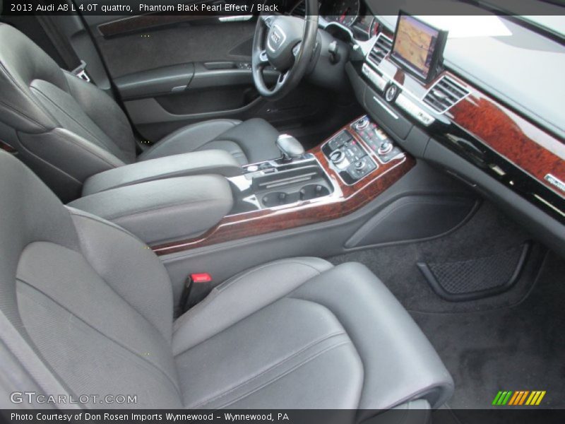 Phantom Black Pearl Effect / Black 2013 Audi A8 L 4.0T quattro