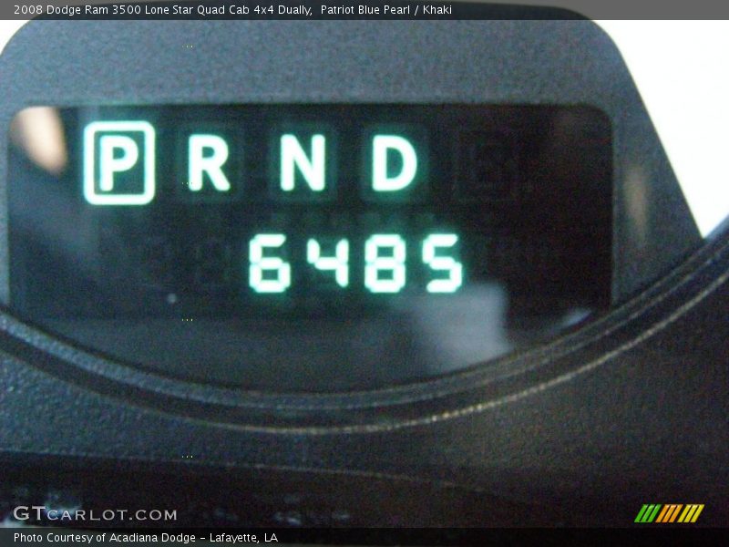 Patriot Blue Pearl / Khaki 2008 Dodge Ram 3500 Lone Star Quad Cab 4x4 Dually